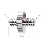 Kupify TRP-1438-MM – Šraf adapter za 1/4 inča na 1/4 inča sa muškim navojem