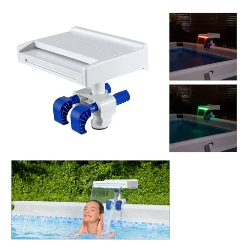 Bestway 58619 svetleća vodopad fontana za bazen sa LED svetlom i priključkom za filter pumpu