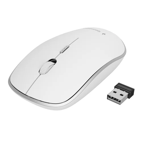 Bežični optički miš Gembird MUSW-4B-01-W sa 2.4GHz vezom i 1600 DPI