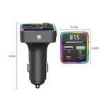 Kettz Floyd Bluetooth FM transmiter sa USB-C PD 30W brzim punjačem