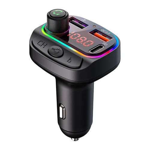 Kettz Paya Bluetooth FM transmiter i auto punjač sa 2 USB-A i USB-C portom