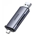 Ugreen CM185 2-u-1 čitač memorijskih kartica sa USB i USB Type C konektorima