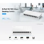 Cudy FS108D LAN switch sa 8 portova - mrežni razdelnik za  povezivanje na ruter