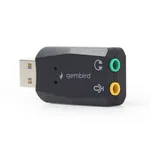 Gembird Virtus Plus SC-USB2.0-01 USB zvučna kartica sa stereo audio sa izlazom za slušalice, pojačalo ili mikrofon