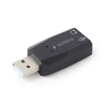 Gembird Virtus Plus SC-USB2.0-01 USB zvučna kartica sa stereo audio sa izlazom za slušalice, pojačalo ili mikrofon