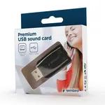 Gembird Virtus Plus SC-USB2.0-01 USB zvučna kartica sa stereo audio sa izlazom za slušalice, pojačalo ili mikrofon