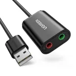 UGREEN US205 USB eksterna zvučna kartica - adapter za slušalice i mikrofon