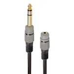 Audio adapter kabl - stereo 6.35mm muški na 3.5mm ženski (20cm) – Gembird A-63M35F-0.2M