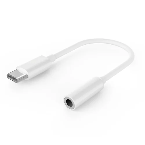 Gembird A-CM-3.5F-01 audio adapter prelaz za slušalice bele boje