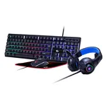 Gembird GGS-UMGL4-02 4-u-1 gejmerski set sa tastaturom, mišem, slušalicama, i podlogom za igranje