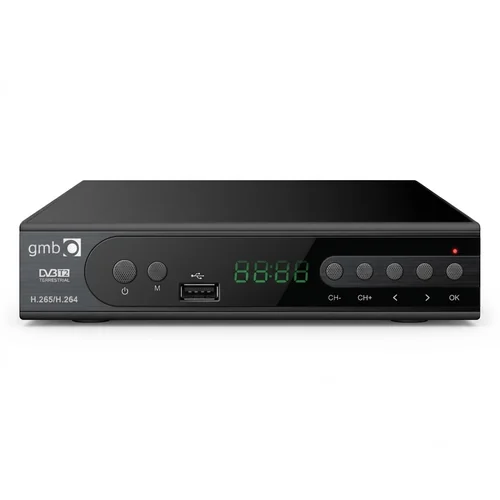 Gembird GMB-MAT-818T – set top box DVB-T2 risiver za digitalnu televiziju