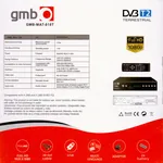 Gembird GMB-MAT-818T – set top box DVB-T2 risiver za digitalnu televiziju