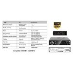 Gembird GMB-T2-404 set top box DVB-T2 prijemnik za digitalnu televiziju sa RF modulatorom