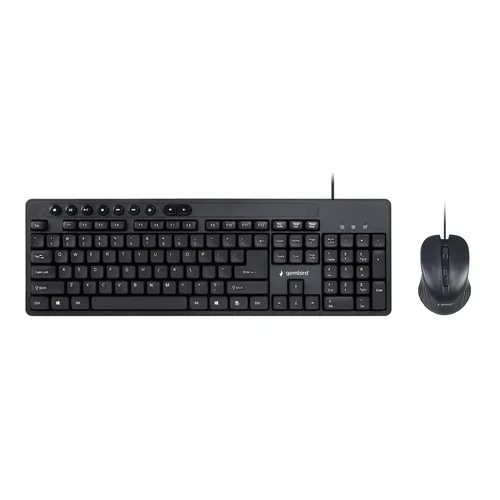Gembird KBS-UM-04 komplet - žičana tastatura sa US rasporedom i miš