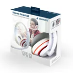 Gembird MHS-03-WTRD  stereo slušalice sa mikrofonom, volume kontrolom i 3.5mm konektorom