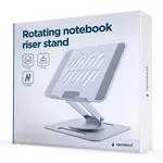 Gembird NBS-DR1-01 metalno rotirajuće postolje za izdizanje laptop-a