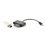 Gembird UHB-CR3-02 USB-C čitač SD i microSD kartica sa dodatnim USB portom