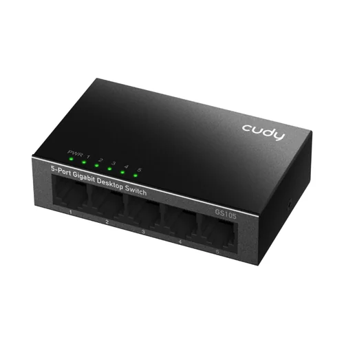 Cudy GS105 gigabitni LAN svič mrežni razdelnik sa 5 portova