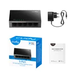 Cudy GS105 gigabitni LAN svič mrežni razdelnik sa 5 portova