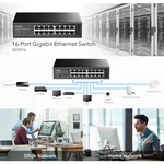Cudy GS1016 mrežni switch za 1Gbps prenos podataka sa 16 portova