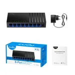 Cudy GS108D 4.0 gigabitni lan svič - mrežni razdelnik