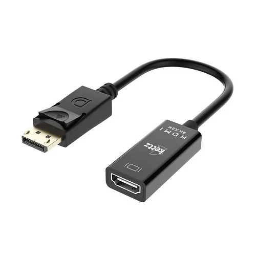Kettz DP2H-04 4K adapter kabl sa DisplayPort-a na HDMI ženski za povezivanje kompjutera sa televizorom