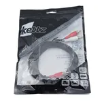 Kettz R2R-30 audio Y razdelnik kabl sa 1 RCA muškog činča na 2 RCA muška činč konektora za pojačala