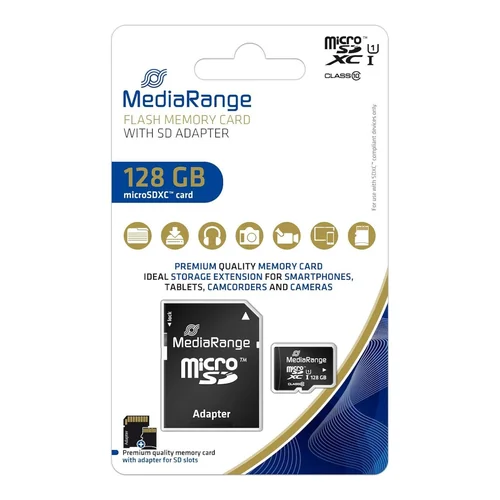 MediaRange MR945 microSDXC memorijska kartica sa SD adapterom za mobilne uređaje