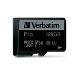 Verbatim Pro 128GB microSDXC memorijska kartica sa adapterom za 4K video i akcione kamere