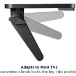 Mini polica za Set Top Box i TV risiver Kettz NAV-K92 za postavljanje AV uređaja na vrh televizora