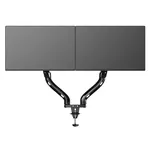 Kettz NM-K290 dupli nosač za dva monitora sa dve nezavisne ruke, montaža stegom