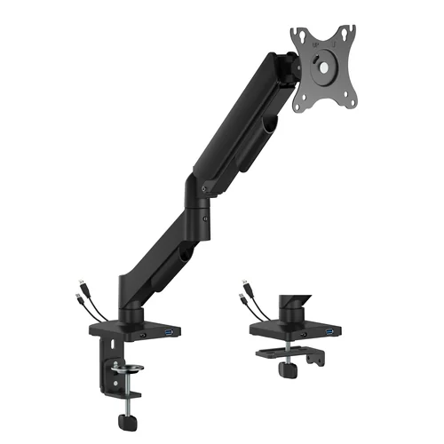 Stoni nosač za monitor Gembird MA-DA1U-01 sa USB-C i USB-A portovima