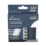 MediaRange MRBAT160 litijumske baterije sa USB-C punjenjem 1.5V AAA 500mAh  4 komada