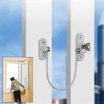 Metalna sigurnosna bravica za prozore sa zaključavanjem – dodatni vizuelni prikaz