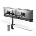 Gembird MA-D2-01 stoni nosač za dva monitora sa podesivim rukama u crnoj boji