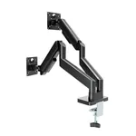 Gembird MA-DA2-06 dvostruka zglobna ruka za dva monitora sa gasnom oprugom za radni sto