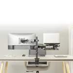 Gembird MA-DA-03 stoni držač sa dve ruke za monitor i laptop