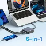 UGREEN Nexode CD271 stoni punjač sa 6 USB portova za laptopove i pametne telefone