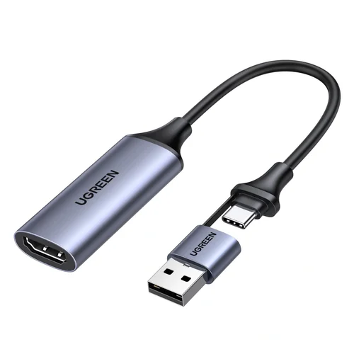 UGREEN CM489 40189 HDMI video kartica sa USB-A i USB Type-C priključkom za striming i snimanje