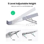 Ugreen LP451 sklopivo aluminijumsko postolje i podesivi stalak za laptop ili tablet od 8 do 17.3 inča