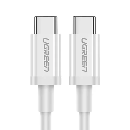 Ugreen US264 60518 - beli USB Type-C kabl za brzo punjenje i prenos podataka za telefon ili laptop