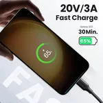 Ugreen US286 50997 - crni USB Type-C kabl za brzo punjenje i prenos podataka za laptop ili telefon