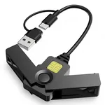 Kettz KTZ-CR230AC - USB i USB-C čitač ličnih karata, saobraćajnih i vozačkih dozvola