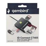 Gembird CRDR-CT405 usb čitač pametnih kartica i memorijskih kartica SD, microSD, SIM