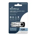MediaRange MR913 USB fleš disk 128GB sa rotirajućim metalnim štitnikom