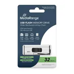 MediaRange MR916 USB fleš memorija 32GB sa kliznim kućištem i priveskom