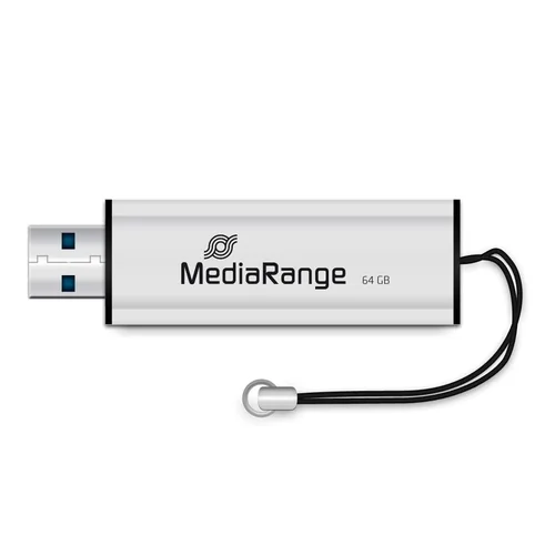 MediaRange MR917 srebrno crni USB fles disk 64GB sa kliznim kucistem