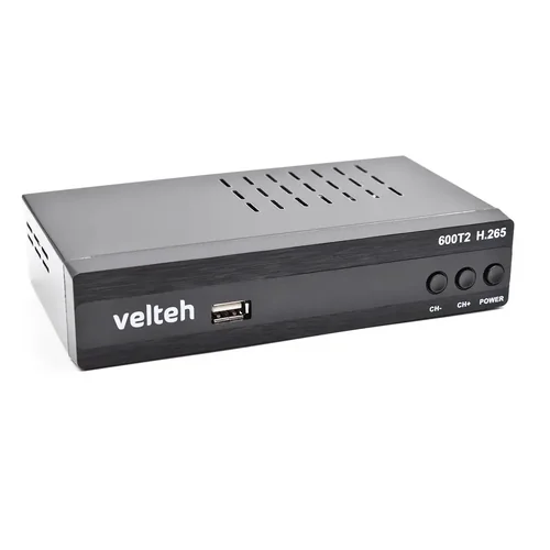Velteh 00T211 set top box DVB-T2 risiver sa USB plejerom i H.265 podrškom