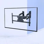 Gembird WM-75ST-02 Snažan ugaoni zglobni nosač za TV sa dvostrukom rukom i sistemom za kablove