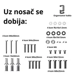 Kettz TVN-6010 zglobni zidni držač za televizore 17-56 inča